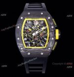 KV Factory Richard Mille RM011 Flyback Chronograph Yellow Storm Watch Chronograph